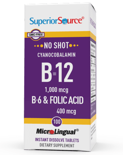 Superior Source No Shot B-12 With B6 & Folic Acid