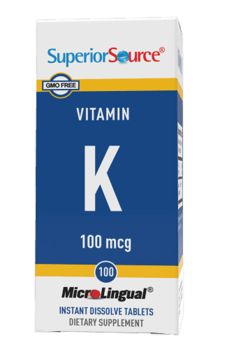 Superior Source Vitamin K Instant Dissolve Tablets 100Mcg