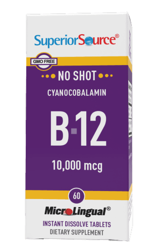 Superior Source No Shot B-12 Cyanocobalamin Dissolving