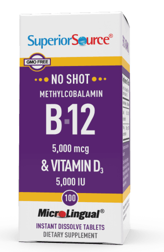 Superior Source No Shot B-12 & Vitamin D Instant Dissolvie