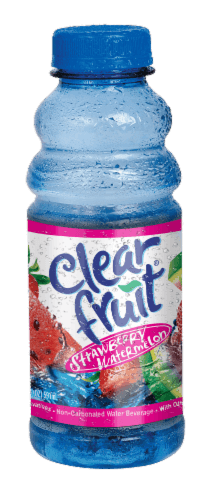 Clear Fruit Flavored Water Strawberry Watermelon Drink