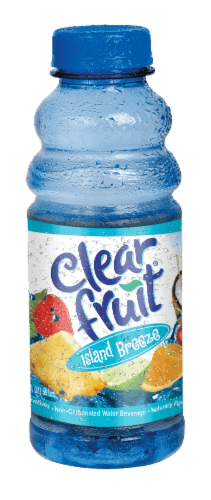 Clear Fruit Flavored Water Island Breeze