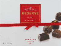 Whitman'S Reserve Chocolates, Milk, Dark, And Artisan