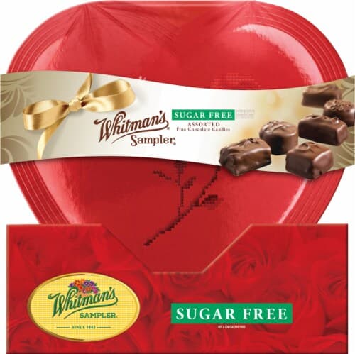 Whitman'S Sugar Free Assorted Chocolates Heart Box Valentine Candy