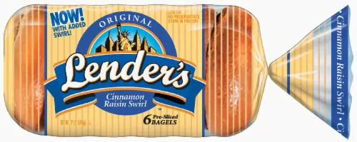 Lender'S Cinnamon Raisin Swirl Bagels Pre-Sliced