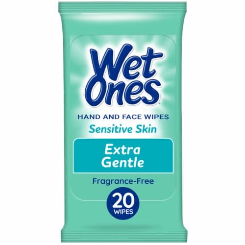Wet Ones Extra Gentle Hand And Face Fragrance Free Wipes