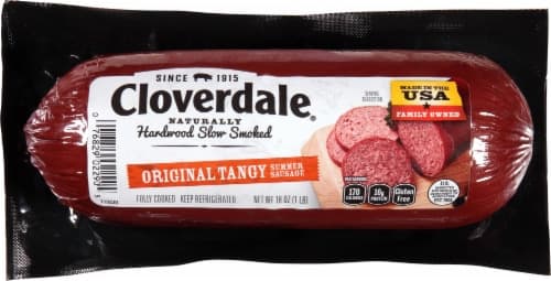 Cloverdale Summer Sausage, Original Tangy