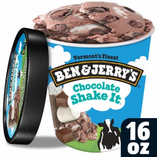 Ben & Jerry'S Ice Cream, Chocolate Malt Milkshake