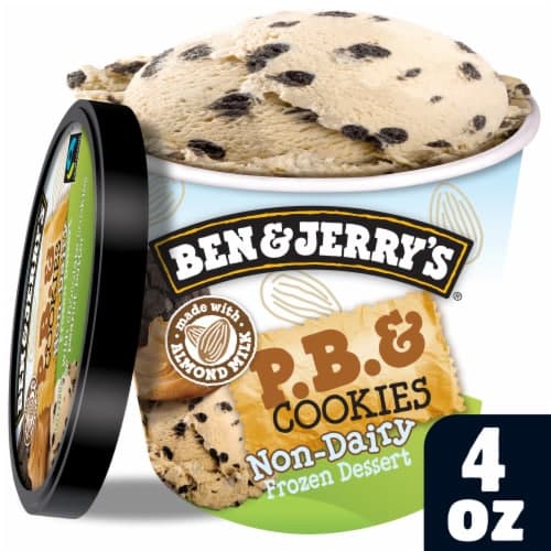 Ben & Jerry'S Dairy Free Peanut Butter & Cookies  Dessert