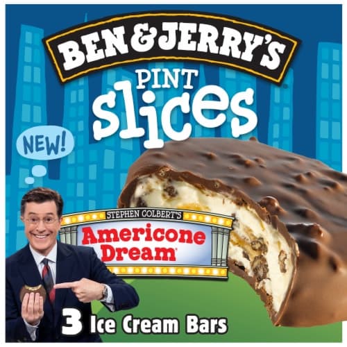 Ben & Jerry'S Pint Slices Ice Cream Bars Americone Dream