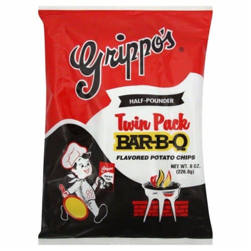 Grippo'S Bar-B-Q Potato Chips Twin