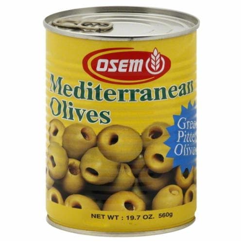 Osem Green Pitted Olives