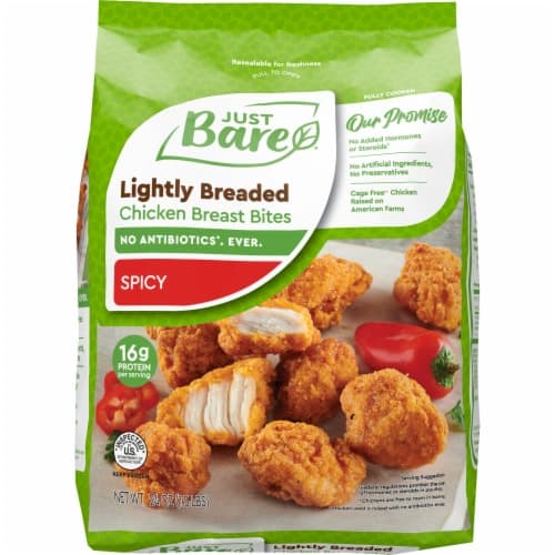 Just Bare Lightly Breaded Spicy Chicken Breast Bites