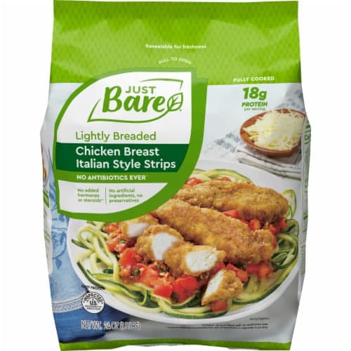Just Bare Lightly Breaded Italian Chicken Strips