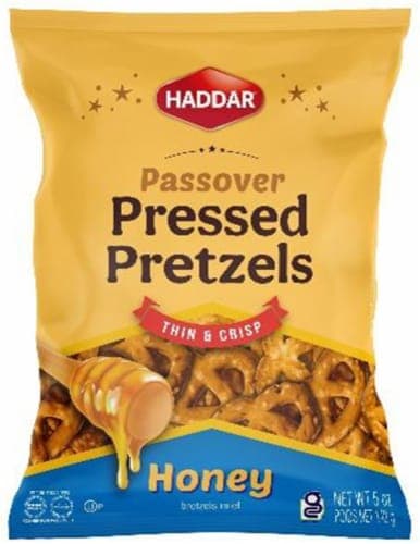 Haddar Honey Passover Pressed Pretzels