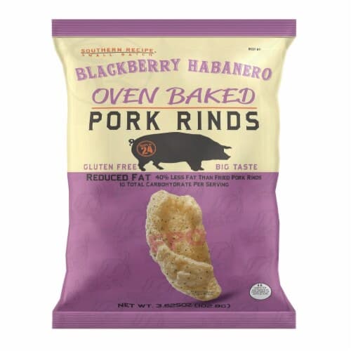 Southern Recipe Oven Baked Blackberry Habanero Pork Rinds