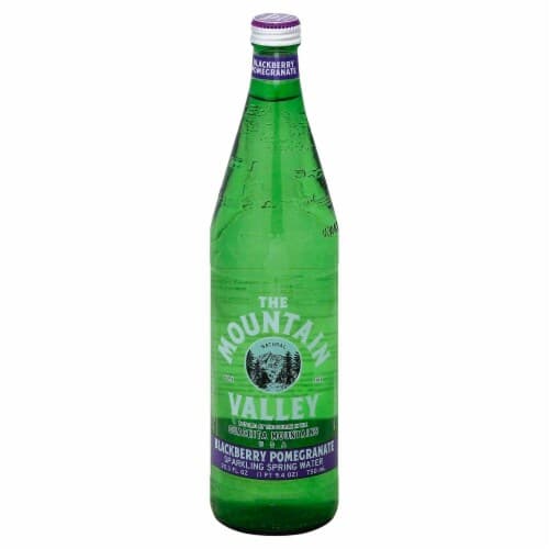 The Mountain Valley Spring Water Sparkling Blackberry Pomegranate