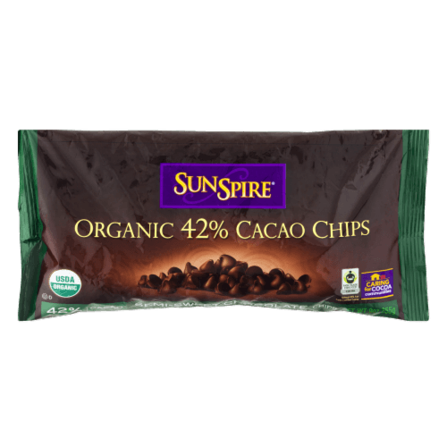 Sunspire Organic 42% Cacao Chips Semi-Sweet Chocolate Chips