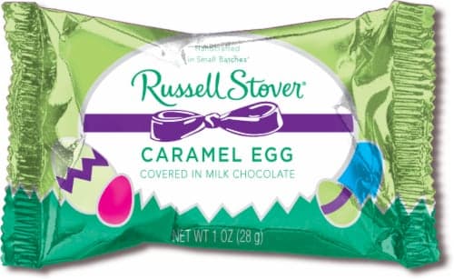 Russell Stover Caramel Egg, Covered In Milk Chocolate