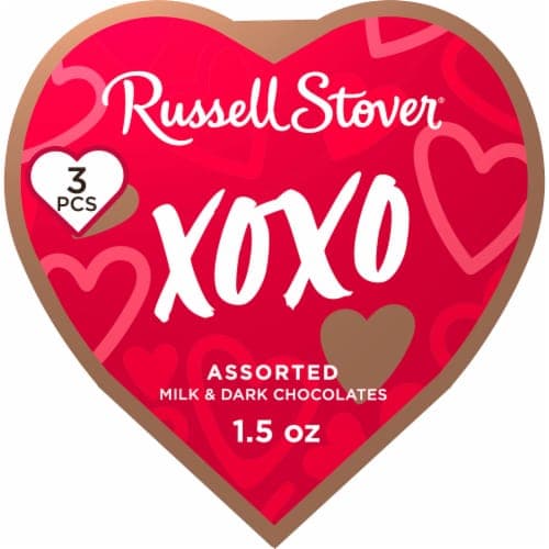 Russell Stover Red Foil Chocolate Heart