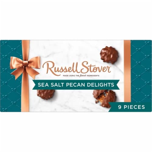 Russell Stover Milk Chocolate, Sea Salt Pecan Delights