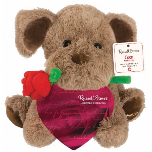 Russell Stover Coco The Love Pup, With Assorted Chocolates