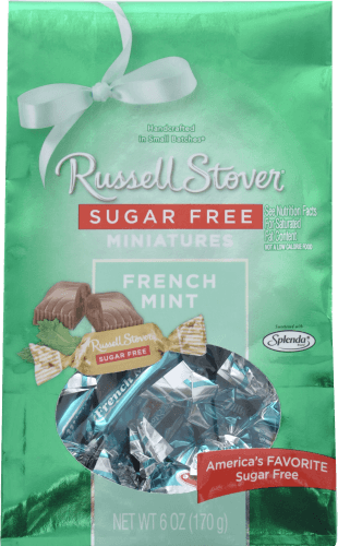 Russell Stover Miniatures, Sugar Free, French Mint