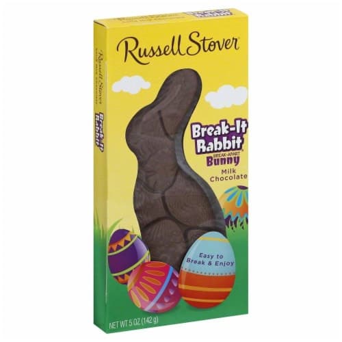 Russell Stover Milk Chocolate, Break-It Rabbit, Solid