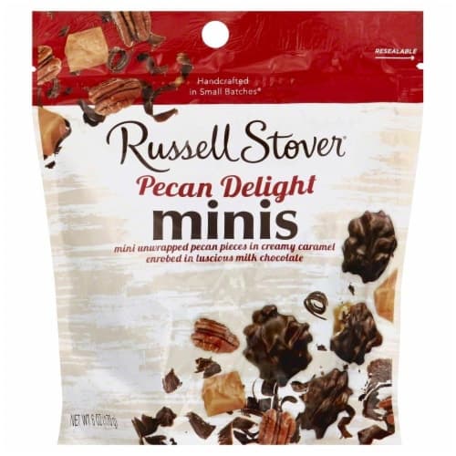Russell Stover Pecan Delight, Milk Chocolate, Minis