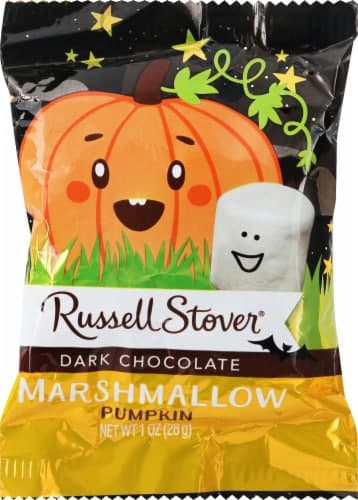 Russell Stover Pumpkin, Marshmallow, Dark Chocolate