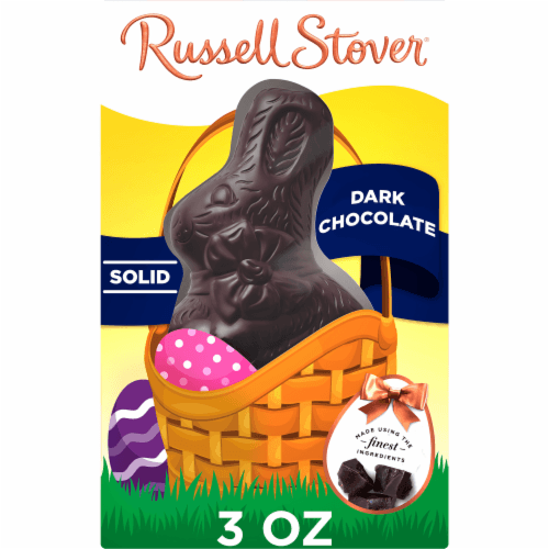 Russell Stover Easter Solid Dark Chocolate Easter Bunny