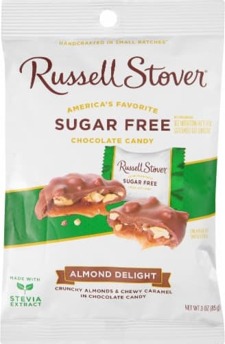 Russell Stover Chocolate Candy, Almond Delight, Sugar Free