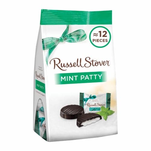 Russell Stover Dark Chocolate Mint Patty Bag