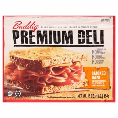 Buddig Premium Deli Smoked Ham. Zip-Pak