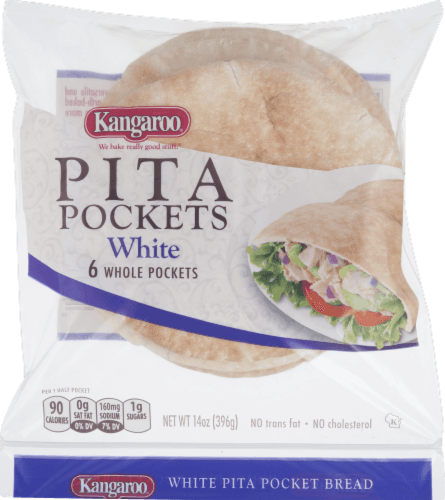 Kangaroo Pita Pockets White