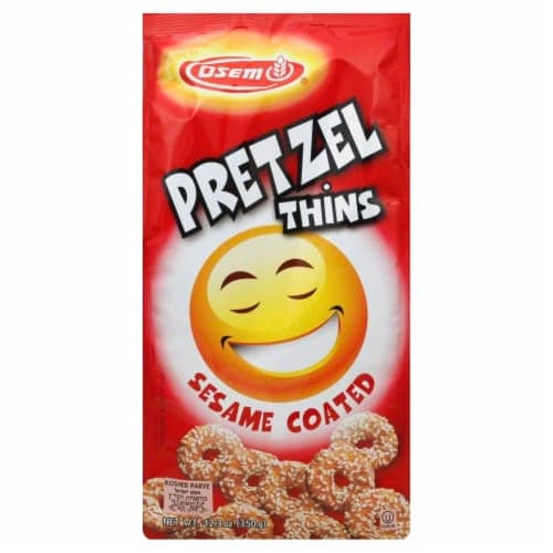 Osem Sesame Coated Pretzel Thins