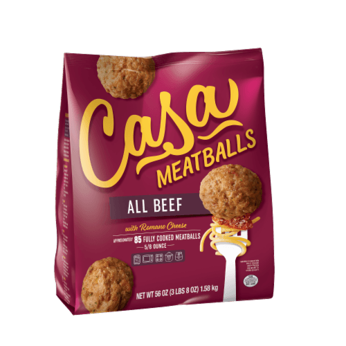 Casa  Meatballs All Beef With Romano Cheese  Meatballs