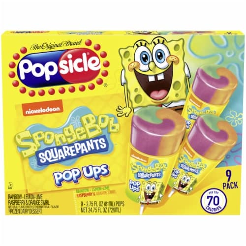 Popsicle Pop Ups Ice Pops Spongebob Squarepants