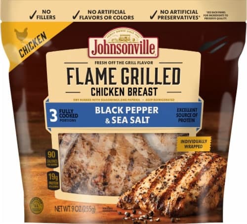 Johnsonville Flame Grilled Chicken Breast Black Pepper & Sea Salt