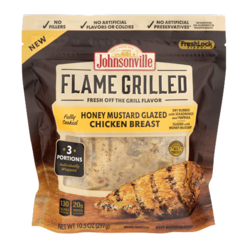 Johnsonville Flame Grilled Chicken Breast, Honey Mustard Glazed