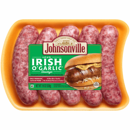 Johnsonville Sausage Irish O Garlic 5 Links