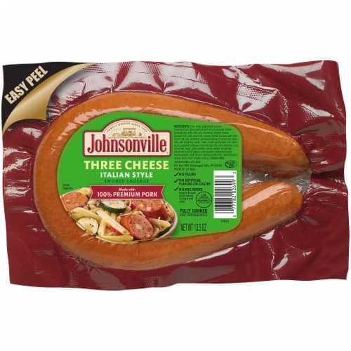 Johnsonville Three Cheese Italian Style Smoked Sausage Pkg