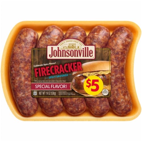 Johnsonville Brats Firecracker Spicy Sausage 5 Links