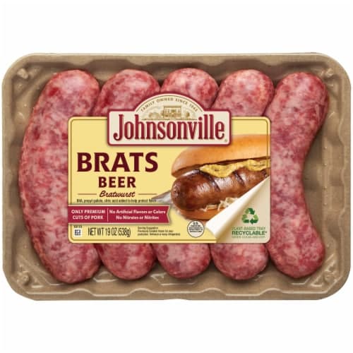 Johnsonville Brats Beer N Bratwurst 5 Links