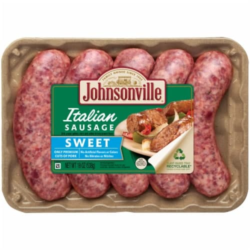 Johnsonville Sausage Italian Sweet Basil And Spice Blend 5 Links