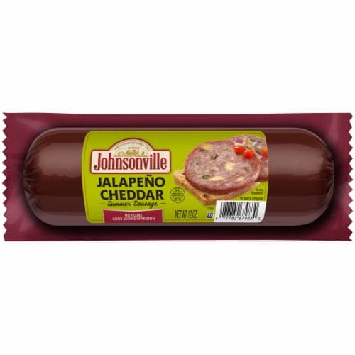 Johnsonville Pork & Beef Summer Sausage Jalapeno Cheddar