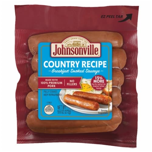 Johnsonville Cooked Country Pork Breakfast Sausage Links