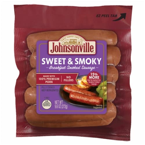 Johnsonville Cooked Sweet & Smoky Pork Breakfast Sausage Links