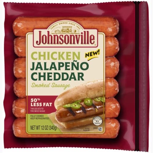 Johnsonville Jalapeno Cheddar Smoked Chicken Sausage