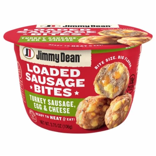 Jimmy Dean Loaded Sausage Bites Turkey Sausage Egg And Cheese